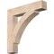 Ekena Millwork Thorton Block Smooth Bracket, Douglas Fir, 5 1/2"W x 32"D x 32"H BKT06X32X32THR05SDF - alternate 1